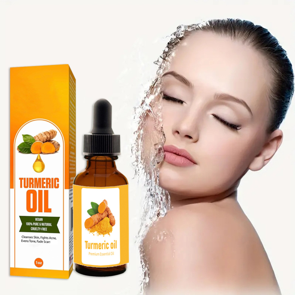 Turmeric Oil 30ml - For The Face Turmeric Serum For Dark Spots Corrector Serum For Face & Body, Anti Aging Facial Serum For Women Men, Reduces Hyperpigmentat - Image 1