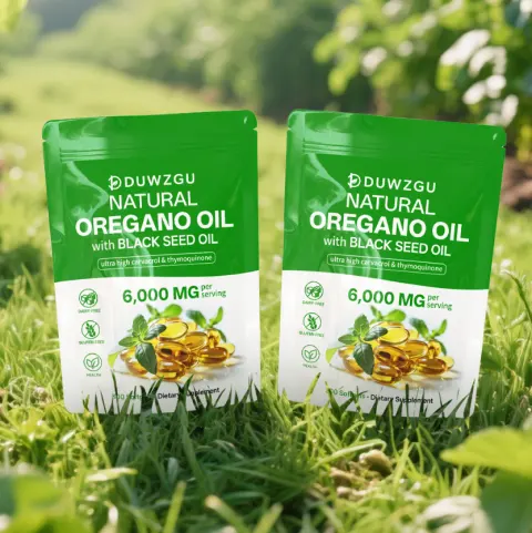 Oregano Oil Softgels with Black Seed Oil
