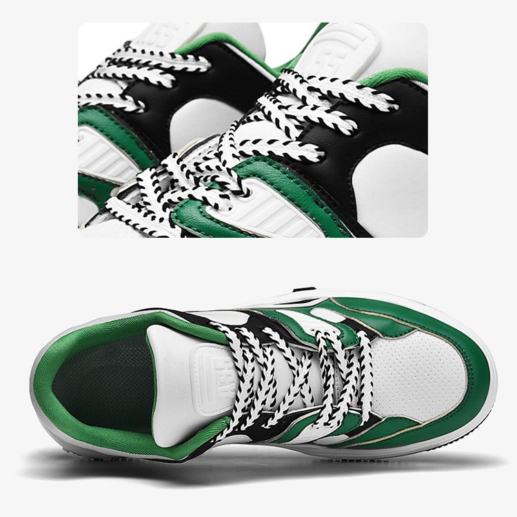 Men's Low Top Breathable Lace Up Board Shoes