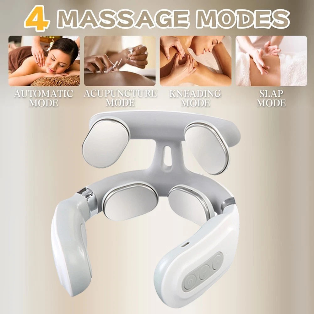 Electric Cervical Neck Pulse Massager Pain Shoulder Relief Body Muscle Relax UK — image 11