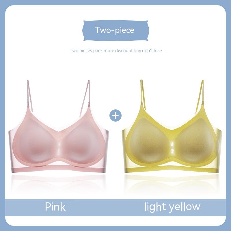 Pink And Light Yellow