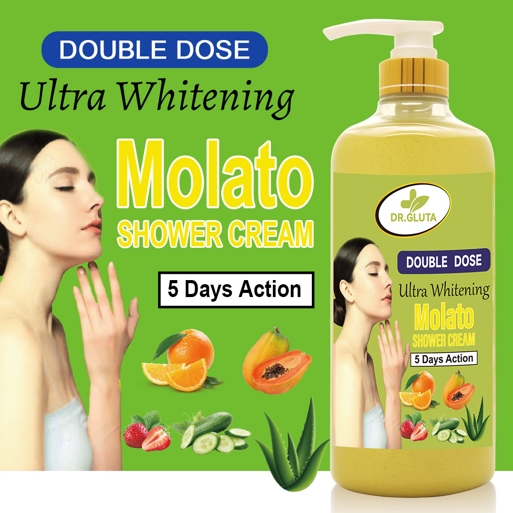 Molato Shower Gel Fruit Whitening Body Skin Care Anti-aging Ligtening Bath Wash
