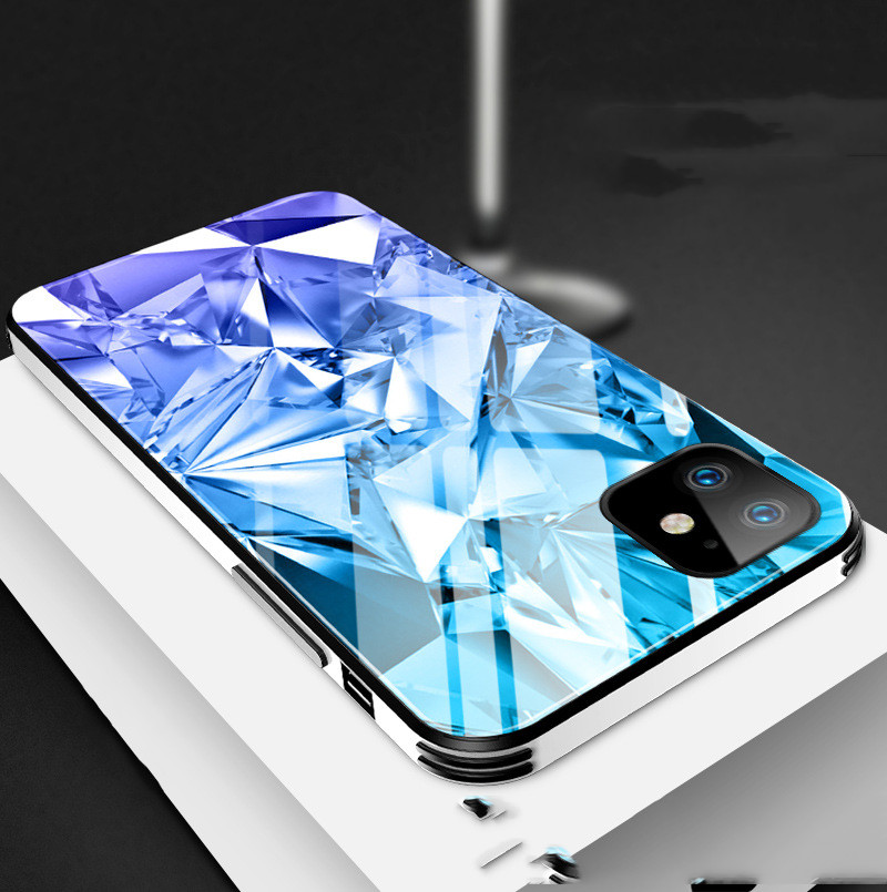 3D transparent blue