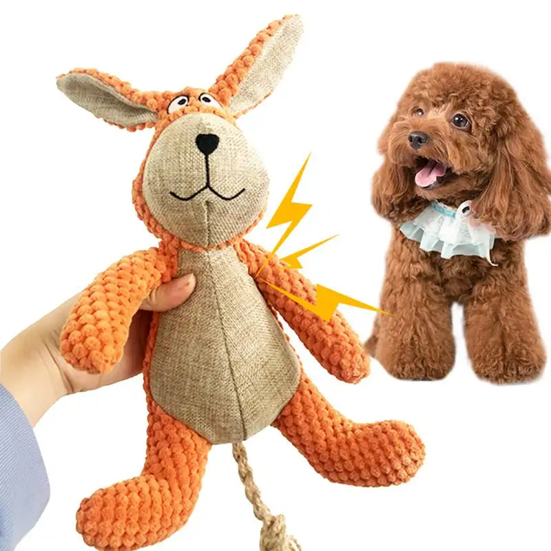 Dog Plush Toys Pet Squeaky Animal CuteShape