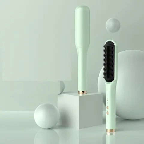 Anion Hair Care Electric Curlers Comb Straightener