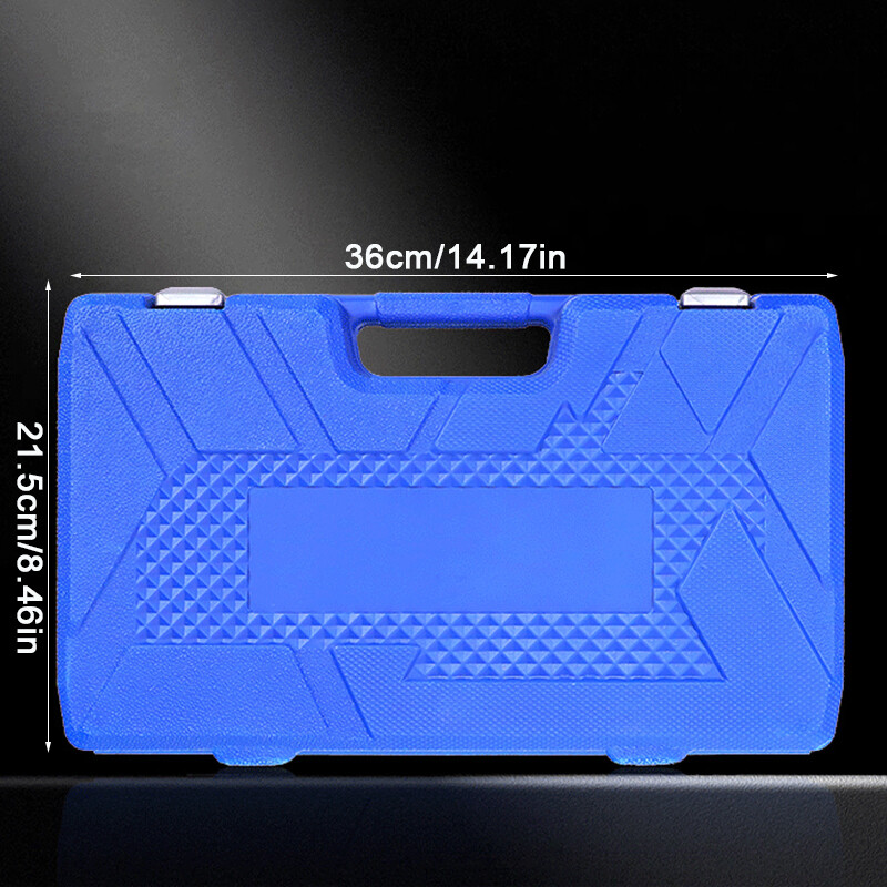 11PCS Petrol Engine Compression Tester Kit Fuel Cylinder Pressure Gauge Tool Set 8