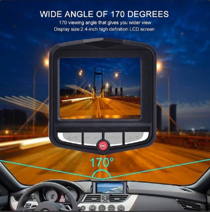 2.4 '' full HD 1080p dash cam voiture DVR caméra avant ou arrière vision nocturne – Image 5