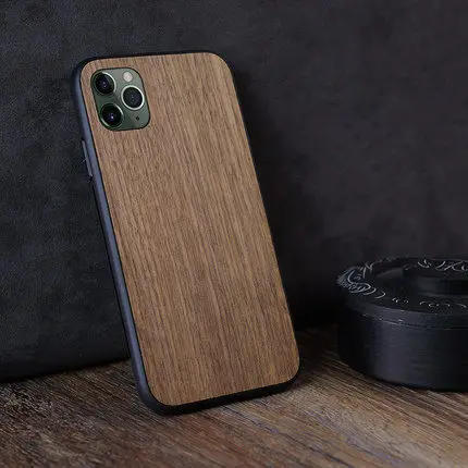 The Back Cover Of Wooden Mobile Phone