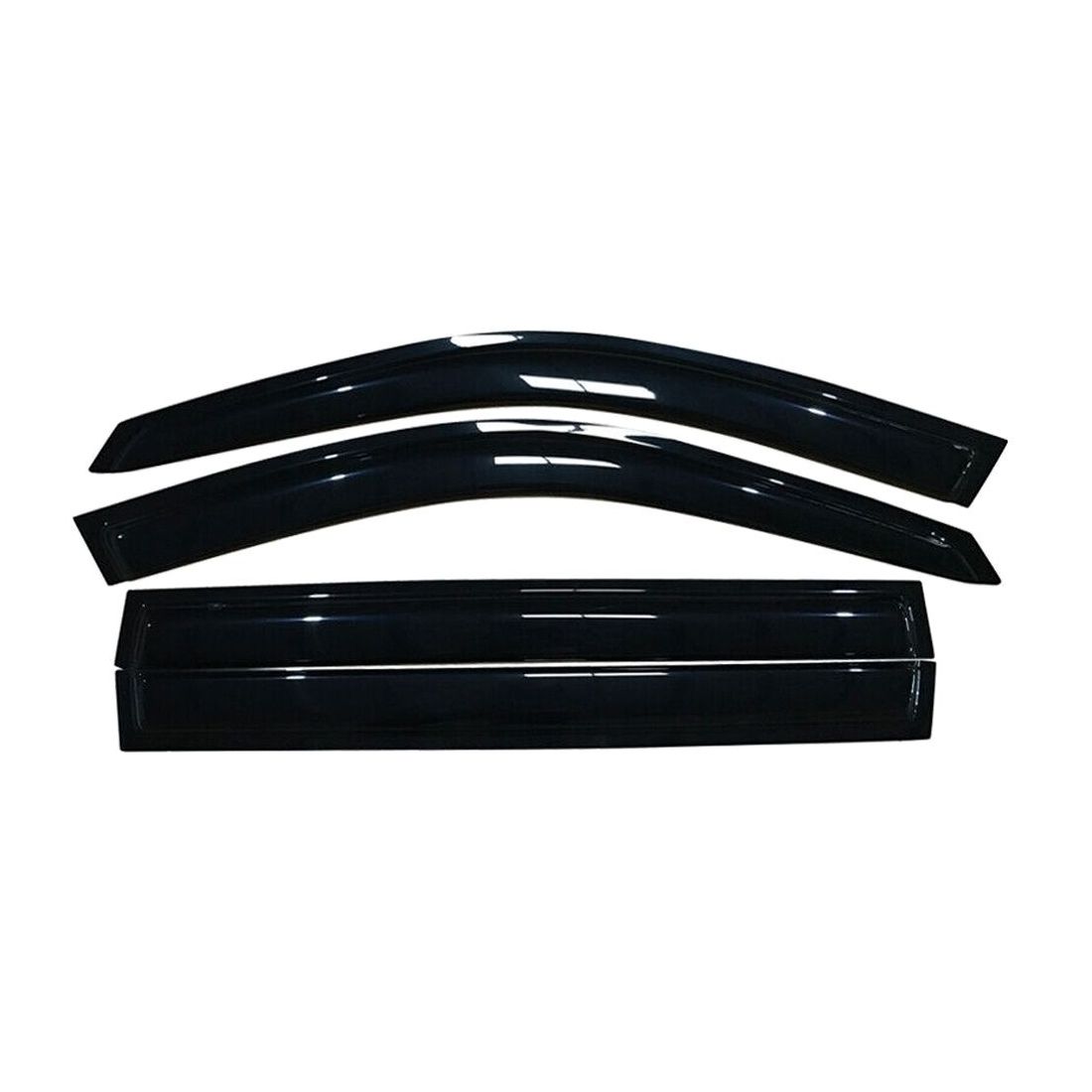 For T O Yota Fits 01-07 T Oyota Highlander Acrylic Window Visors Rain Sun Guard 4 Pc