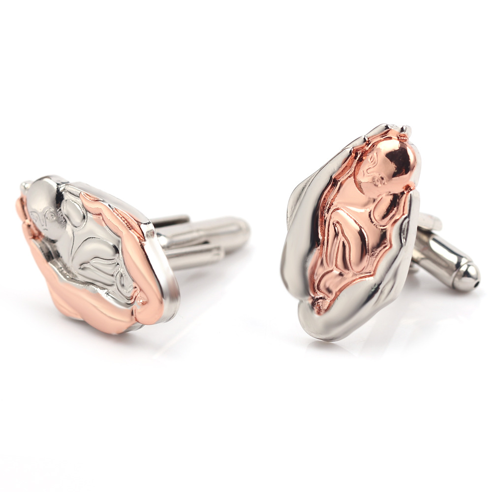 Title 2, Two-Color Cufflinks New Fashion Fashionable Cuf...