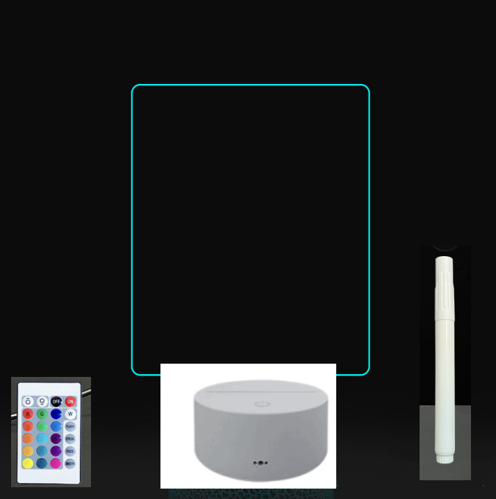 3D Acrylic Board Handwriting Message Board LED Light - Image 37