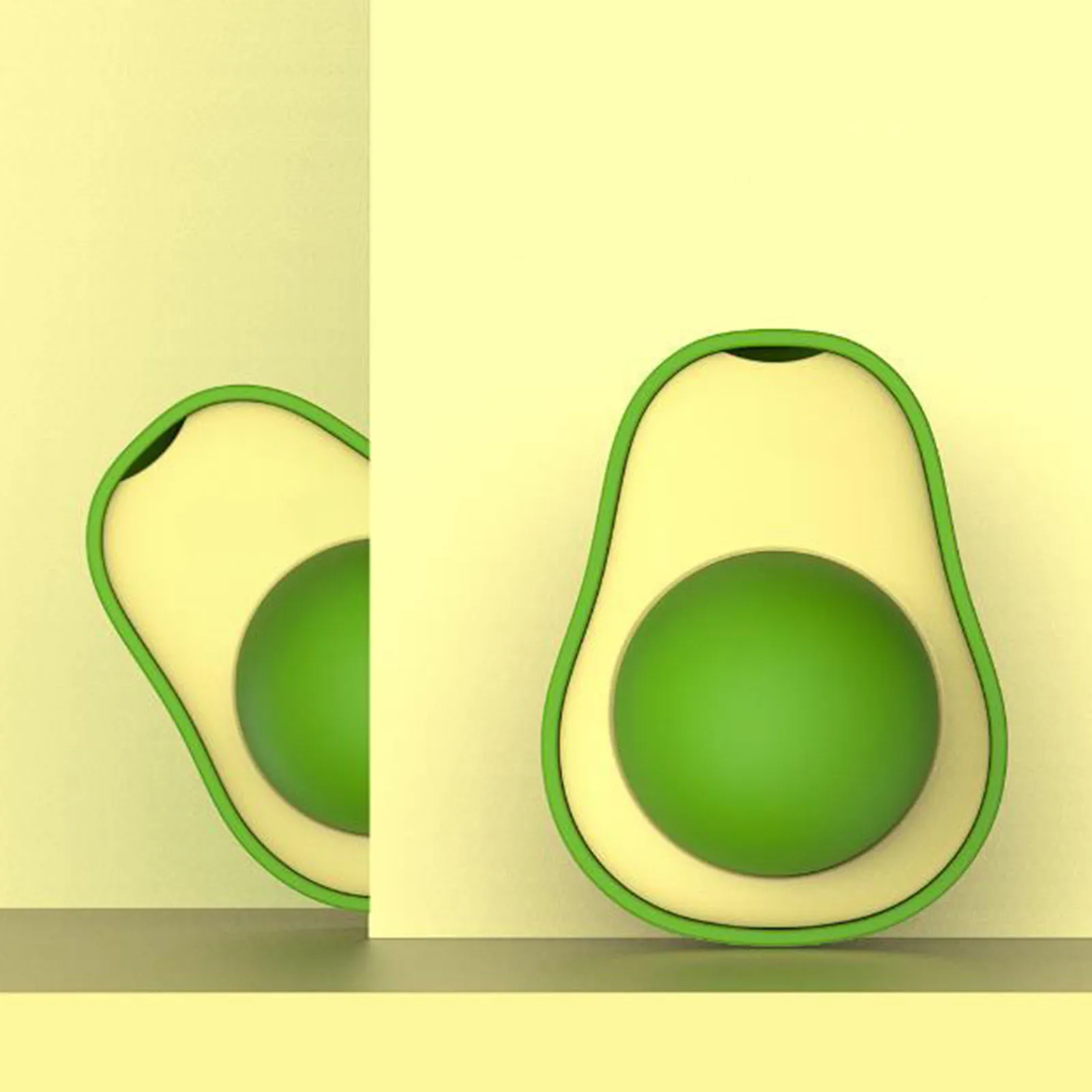 Cute Avocado Catnip Toys Cat Teeth Cleaning Toy Cat Supplies Catnip Mini Cat Treat Toys Interactive Pet Toys Pet Products Pet Avocado Ball Cute Funny Mint Cleaning Teeth Toy For Cat Supplies – image 4