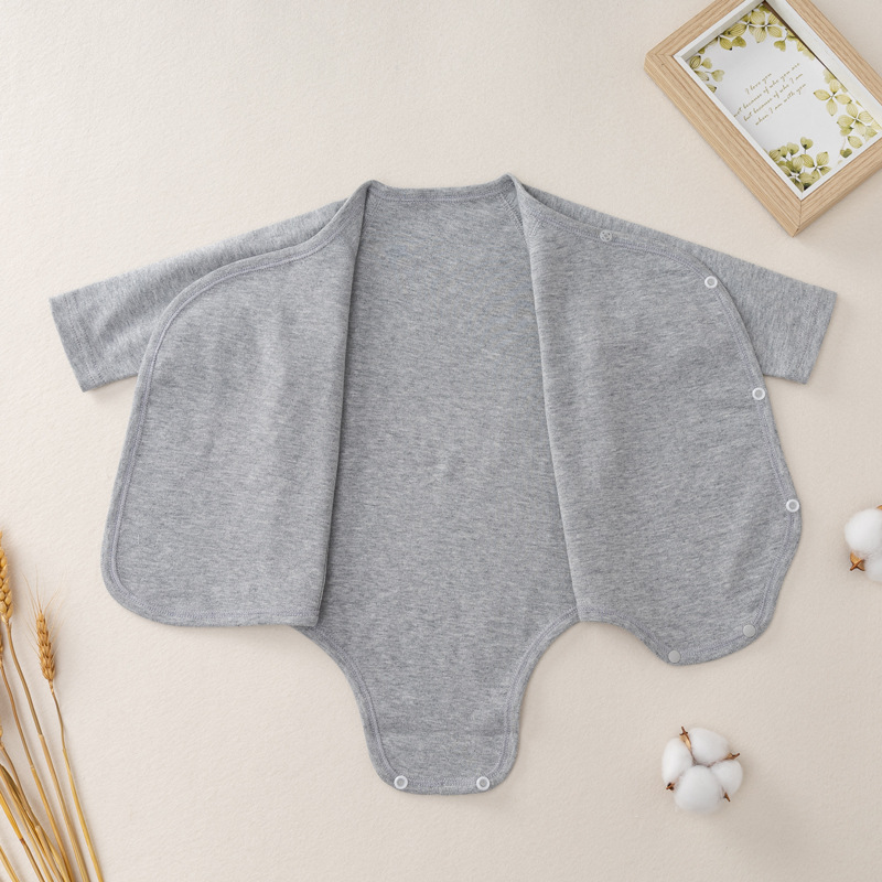 Baby's Long Sleeve Triangle One-piece Romper