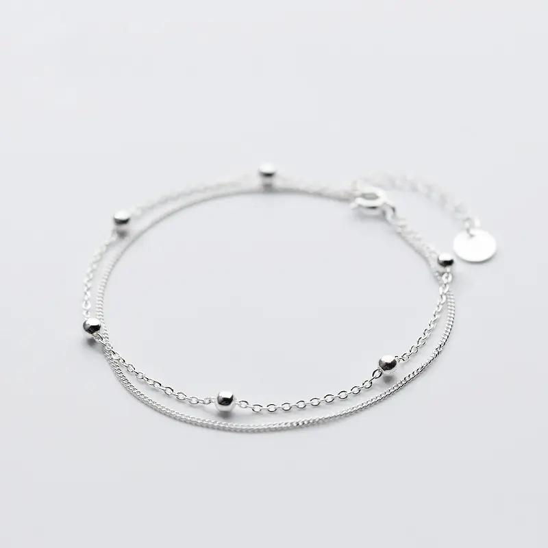 Sterling Silver Simple Versatile Bracelet Women