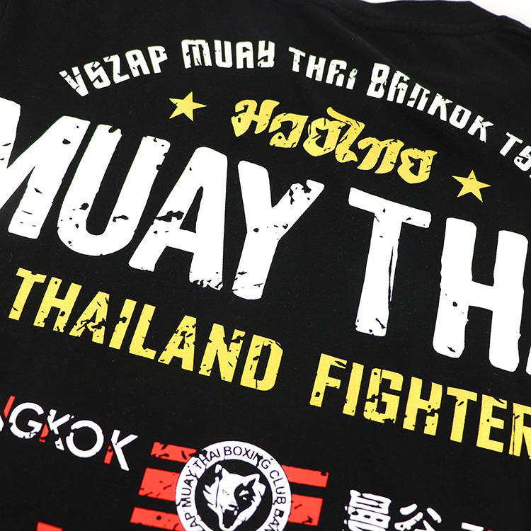 Title 10, Muay Thai manga corta Fighting Fitness camiseta...