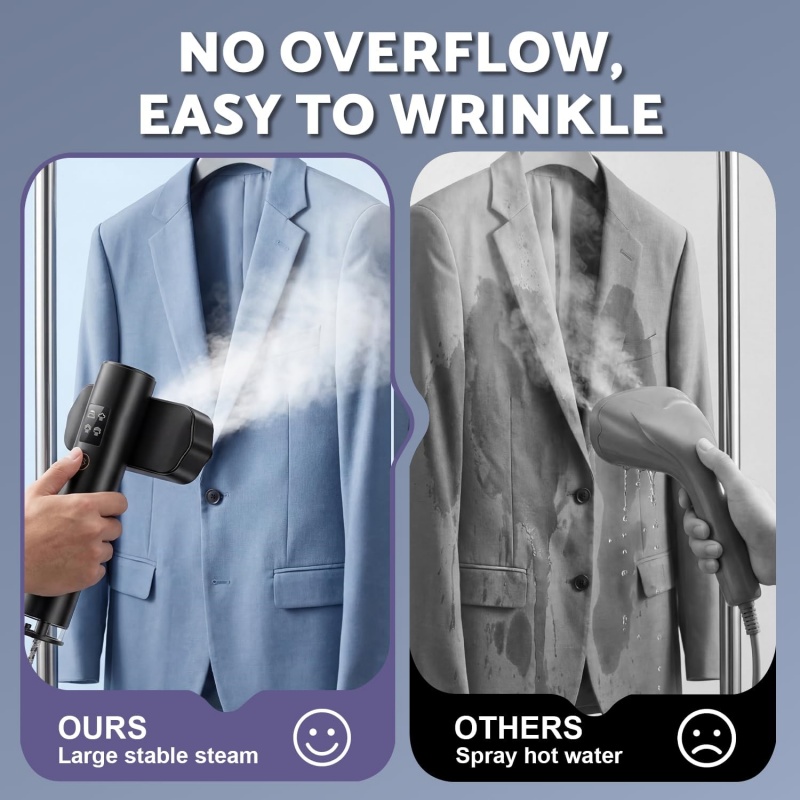 Portable Clothes Steamer, Handheld For Home Or Travel — image 6