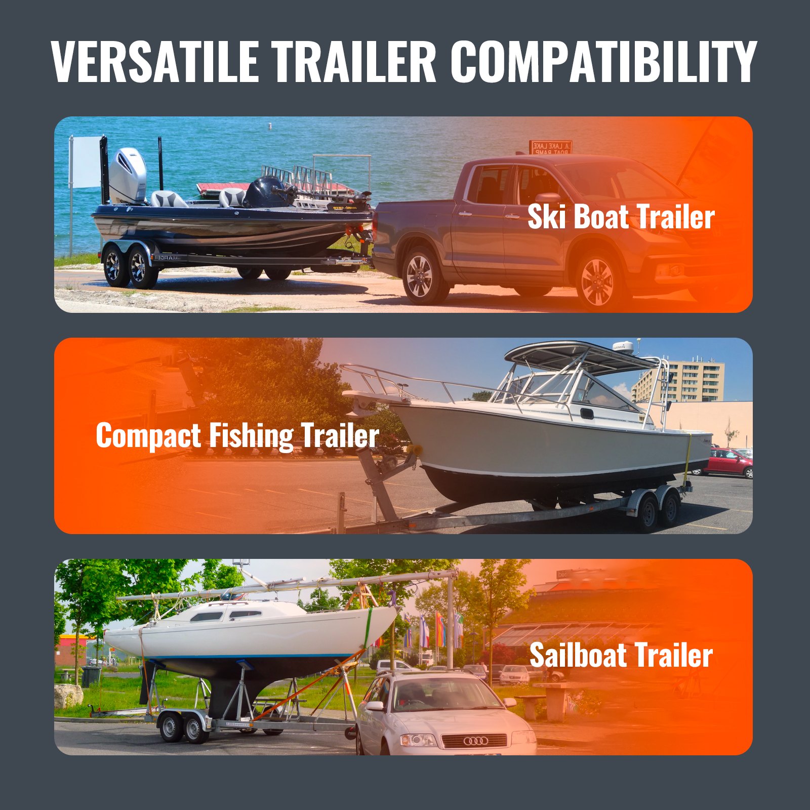 VEVOR Boat Trailer Guide, Adjustable Design Trailer Guide Poles, 2PCS Rustproof Galvanized Steel Trailer… image 3