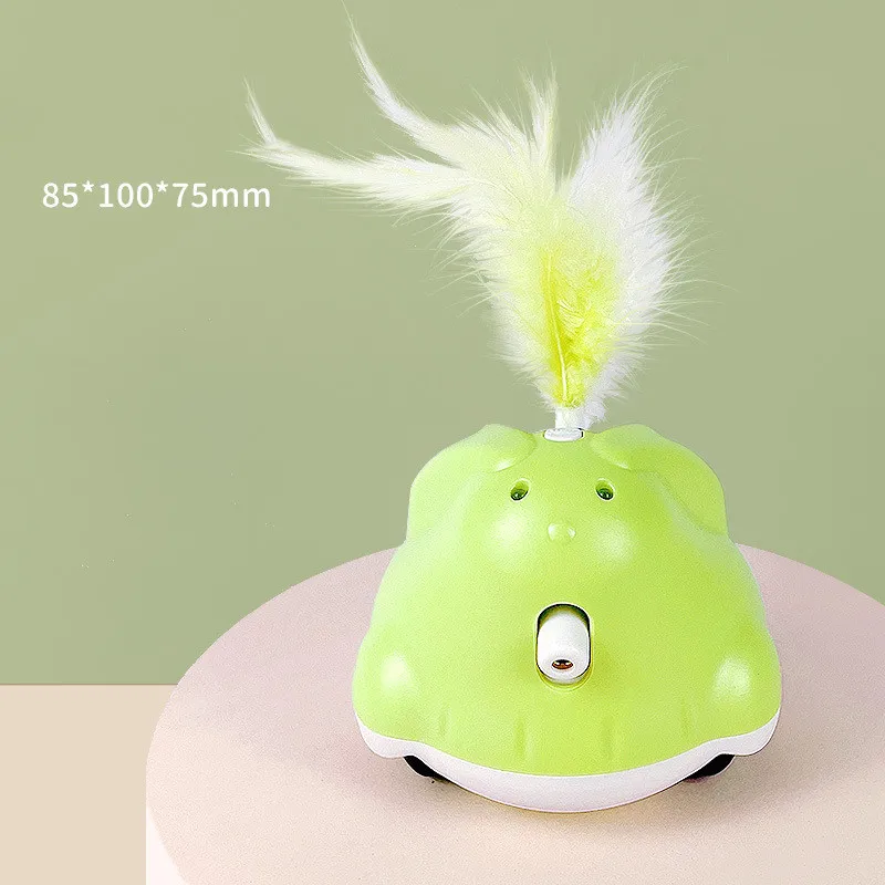USB Rechargeable Electric Infrared Cat Teaser - Green