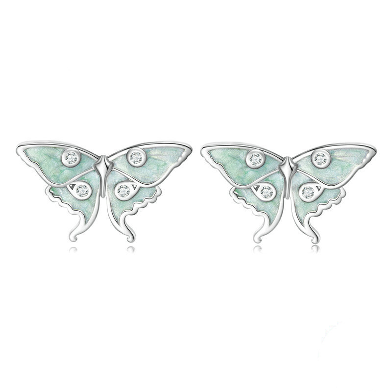 Title 1, Pendientes Hada del Viento Verde Menta — Elegan...