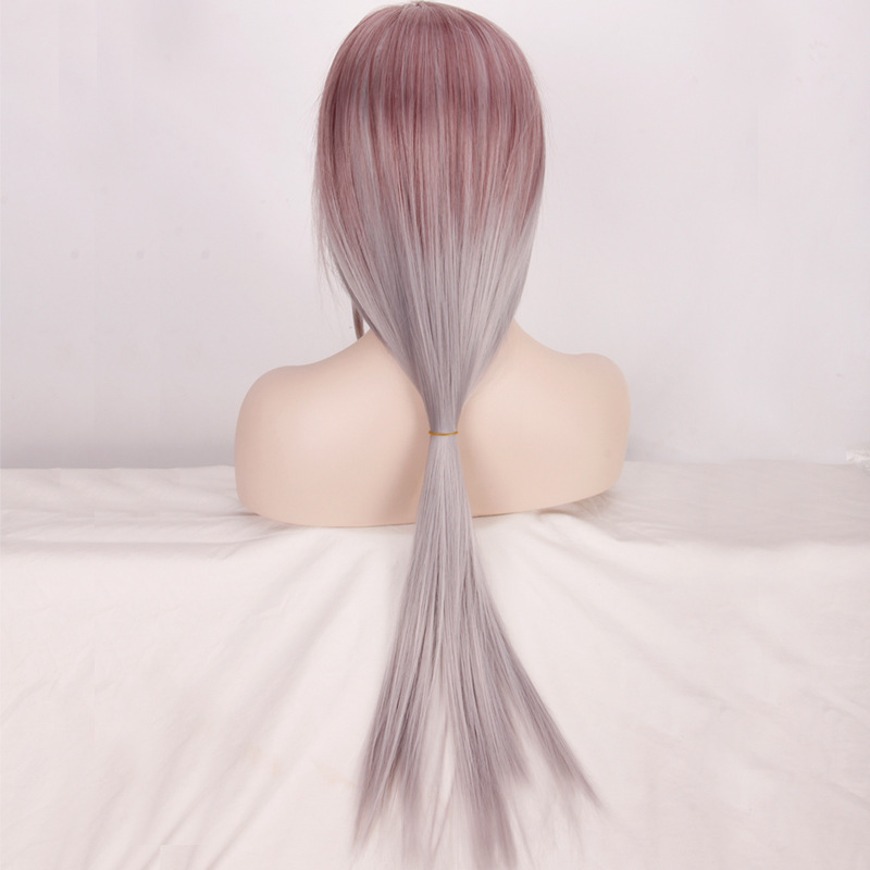 Title 4, Medium length straight hair with taro color