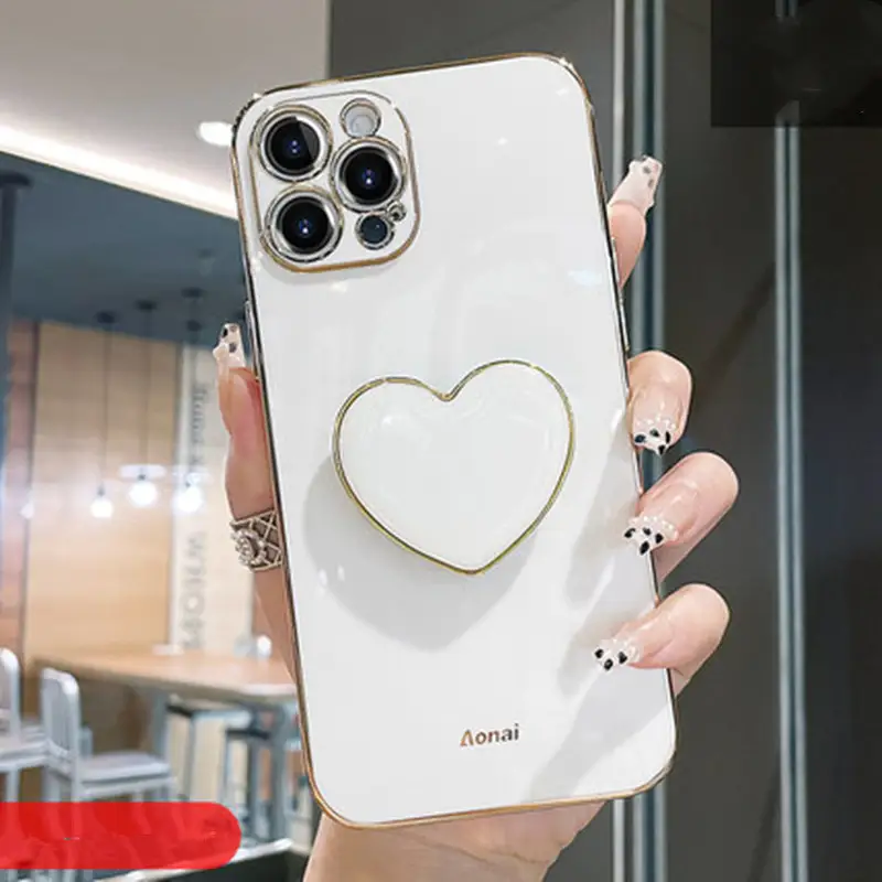 Suitable For Iphone12 Mobile Phone Shell Straight Edge Plating