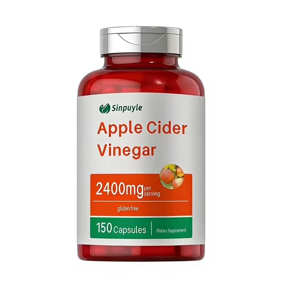 Apple Cider Vinegar Capsules 2400mg - 150 Capsules, Gluten-Free, Digestion & Wei