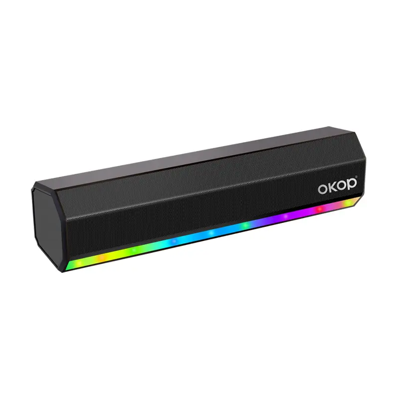 KP-557 Bluetooth Speaker With RGB Colorful Lights