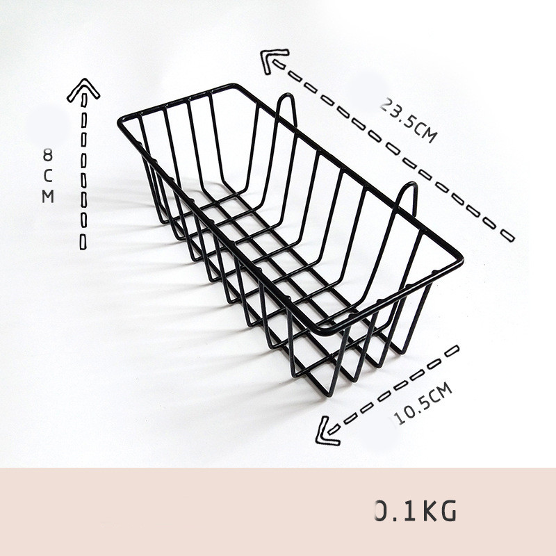 Black storage basket