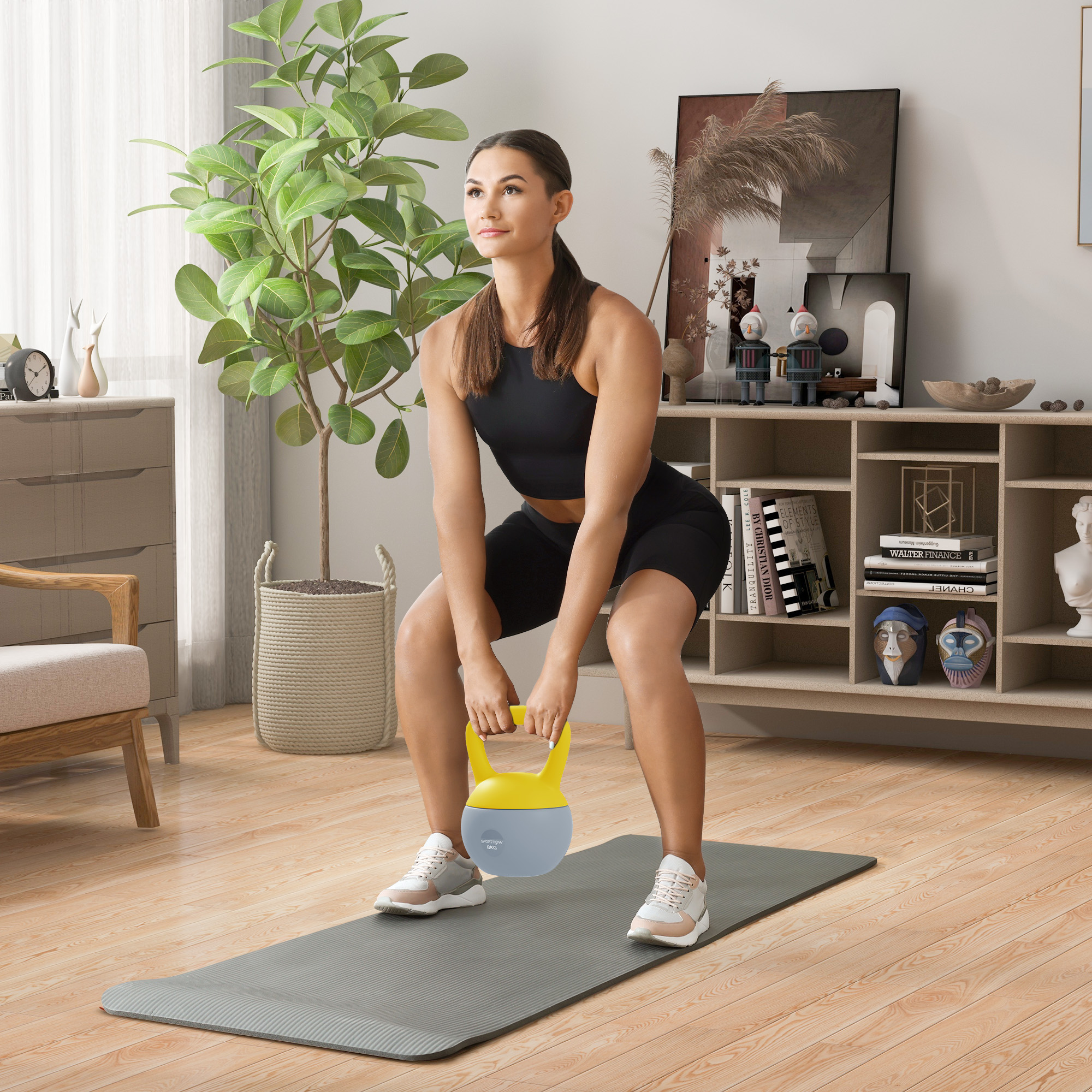 8kg Soft Kettlebell With Anti Slip Handle, Suitable For Home Gym — image 5