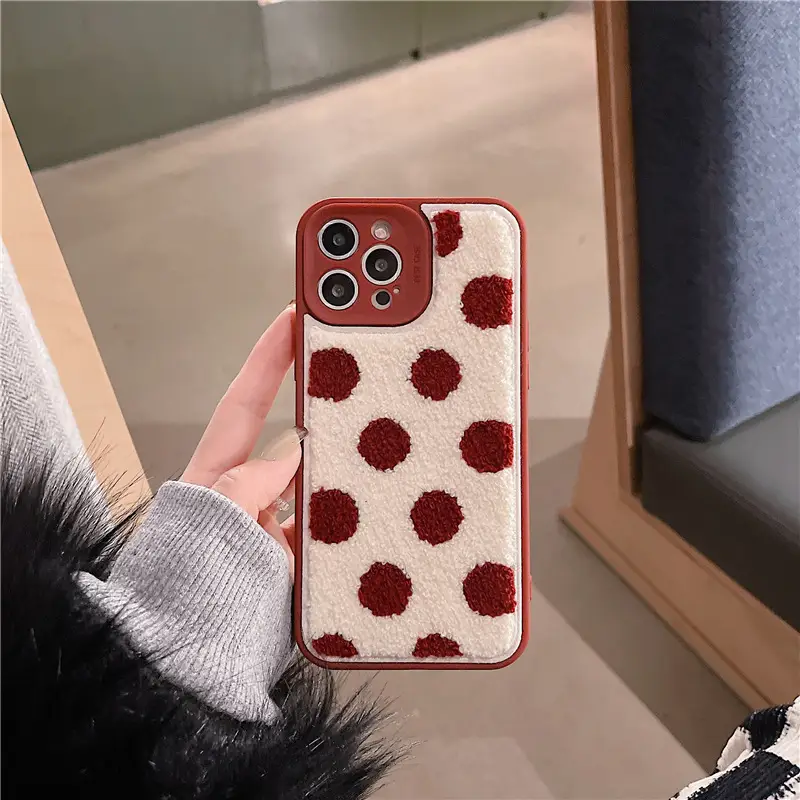 Polka Dot Suitable Mobile Phone Case Xsxr Flannel