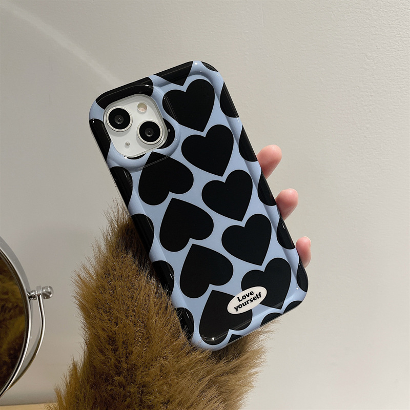 Retro Minority Blue Love Mobile Phone Case - Image 3