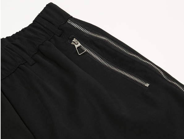 Sweatpants Zipper Leopard Print Casual Boys Loose Straight Sports Pants