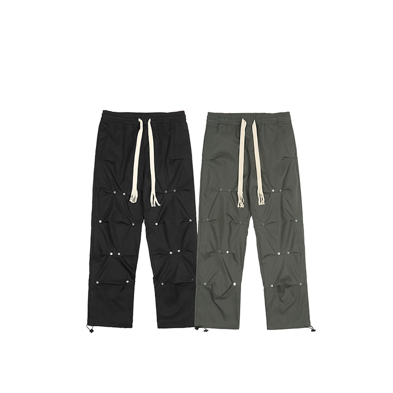 Title 10, Mens Versatile Pleated Straight Cargo Pants. C...