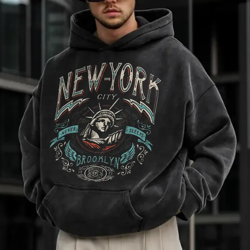 Hooded Solid Color Versatile Loose Student Hoodie Youth Casual
