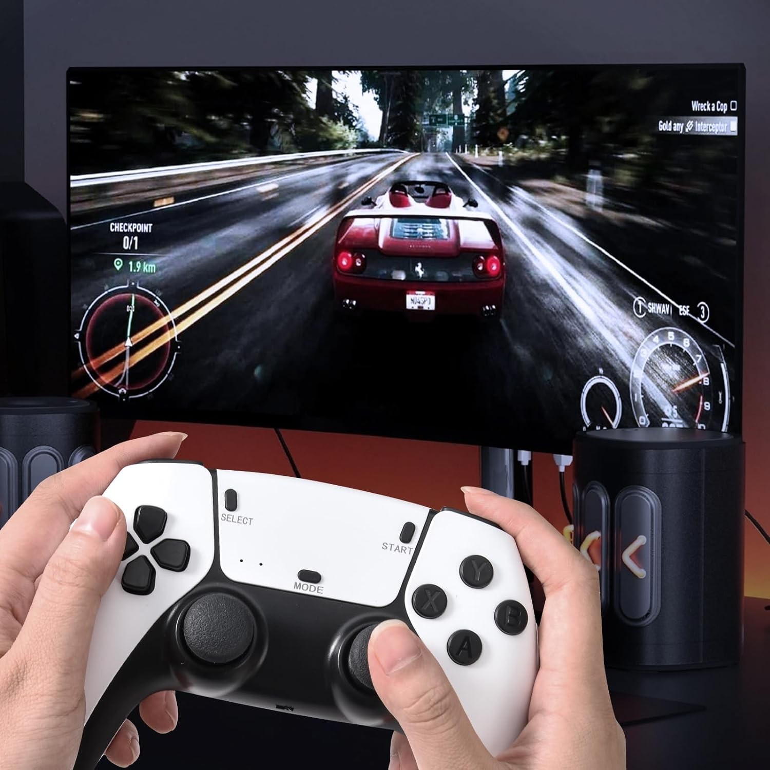 20000 Retro Video Game Console 4K HD TV Stick Ink.2 Wireless Controller — image 3