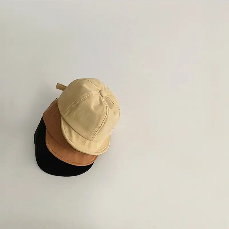 Children's Solid Simple Baseball Hat