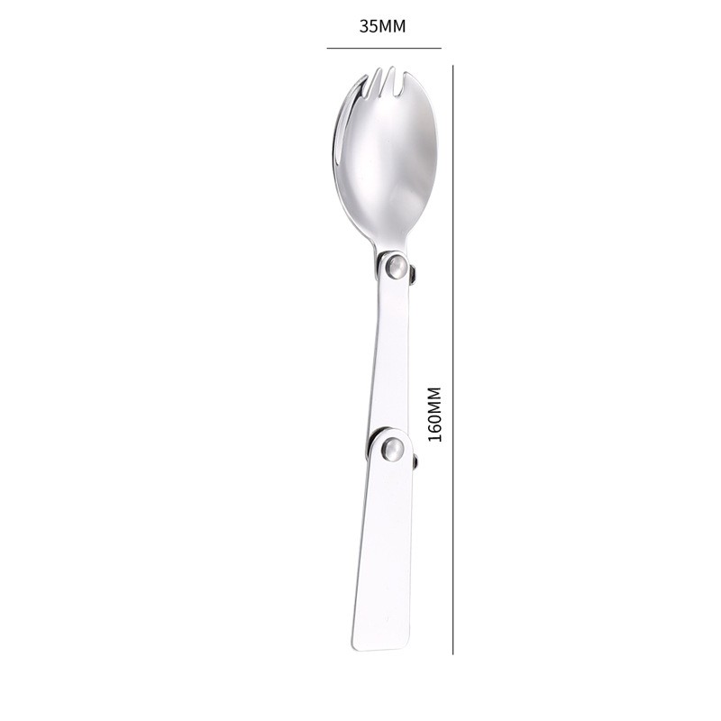 Title 2, Outdoor Picnic Travel Portable Three Fold Spoon...