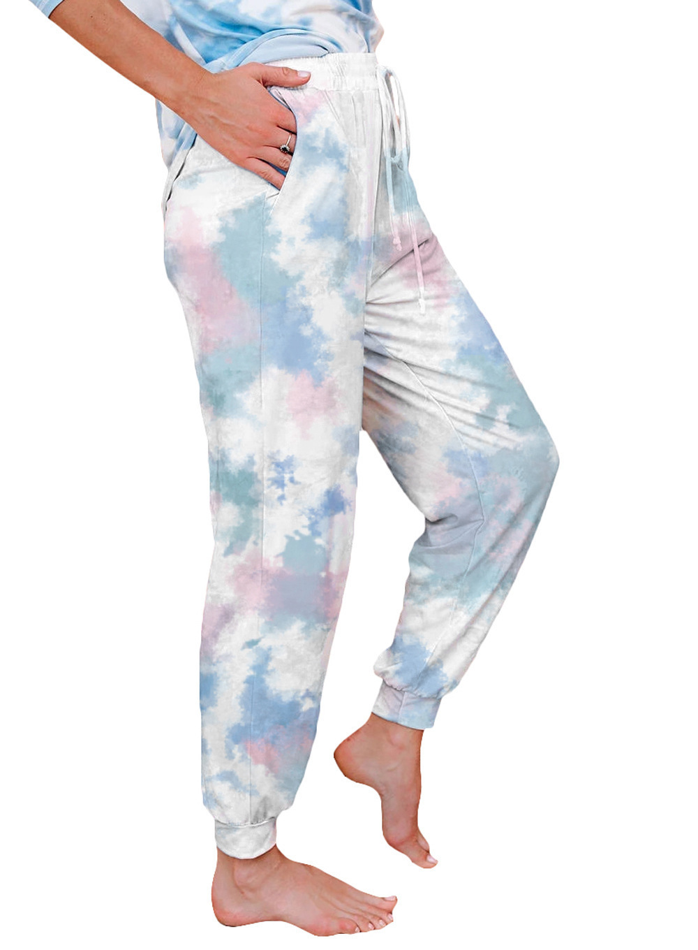 Tie-dye Trousers European And American Home Casual Tie-dye Trousers