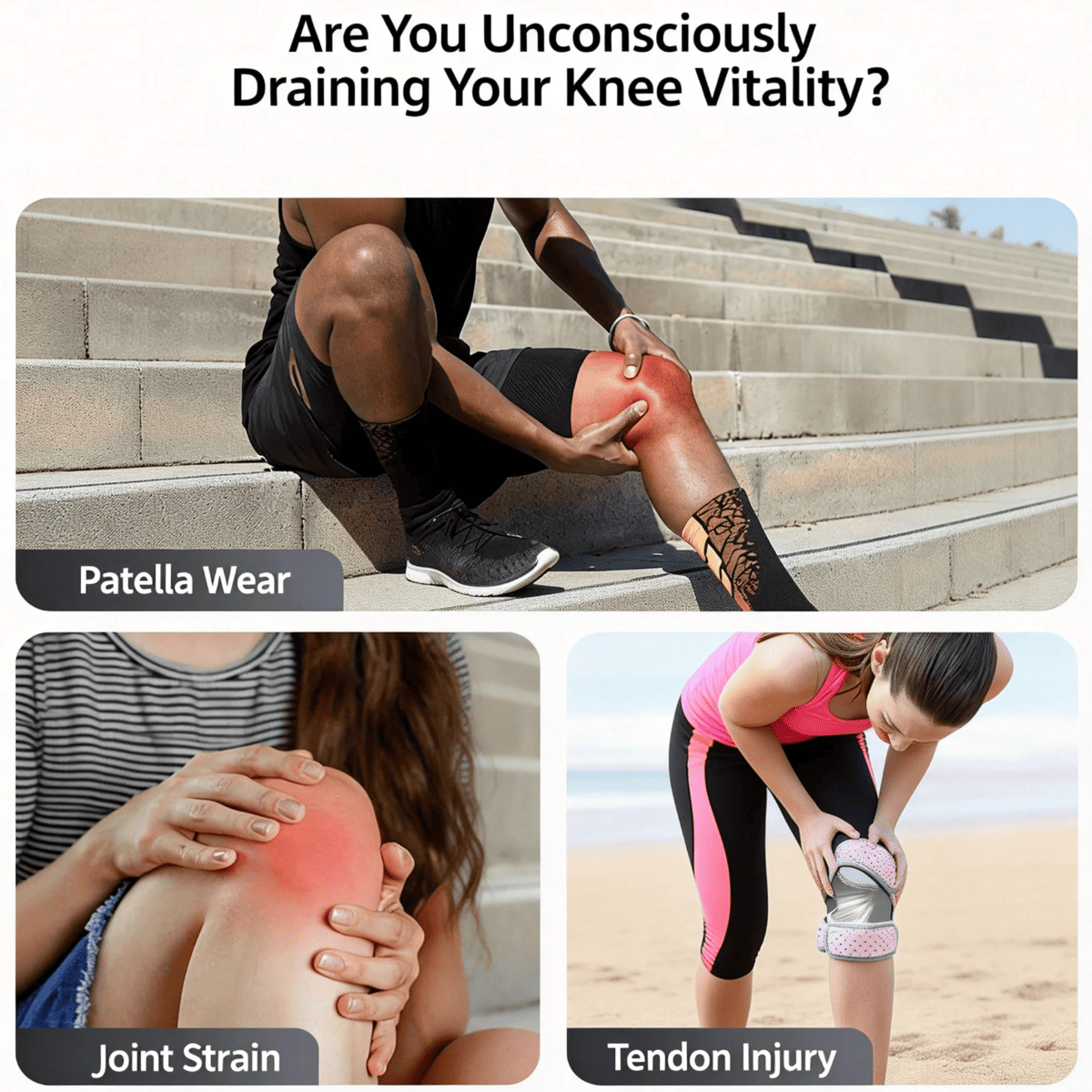 Brace Genou Double Sangle — Maintien Optimal Genou et Rotule - image 5