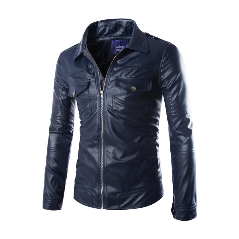 Men's Sports Wear Leather Coats