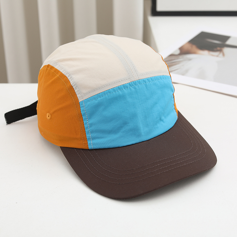 Men's And Women's Multi-color 5-piece Quick-drying Lightweight Sun-protective Adjustable American-style Casual Baseball Cap For Outdoor Leisure, Daily Outings, Practical Use