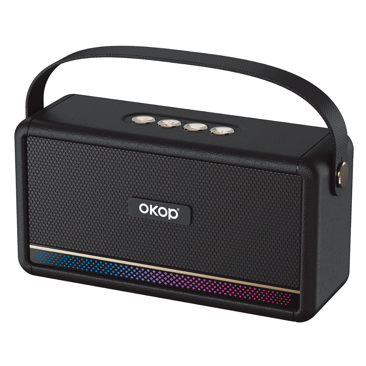 KP-843 Best-Selling Wireless Bluetooth Speaker Portable Handle Home Use RGB Ambient Light Factory Direct Wholesale Export-Exclusive 4