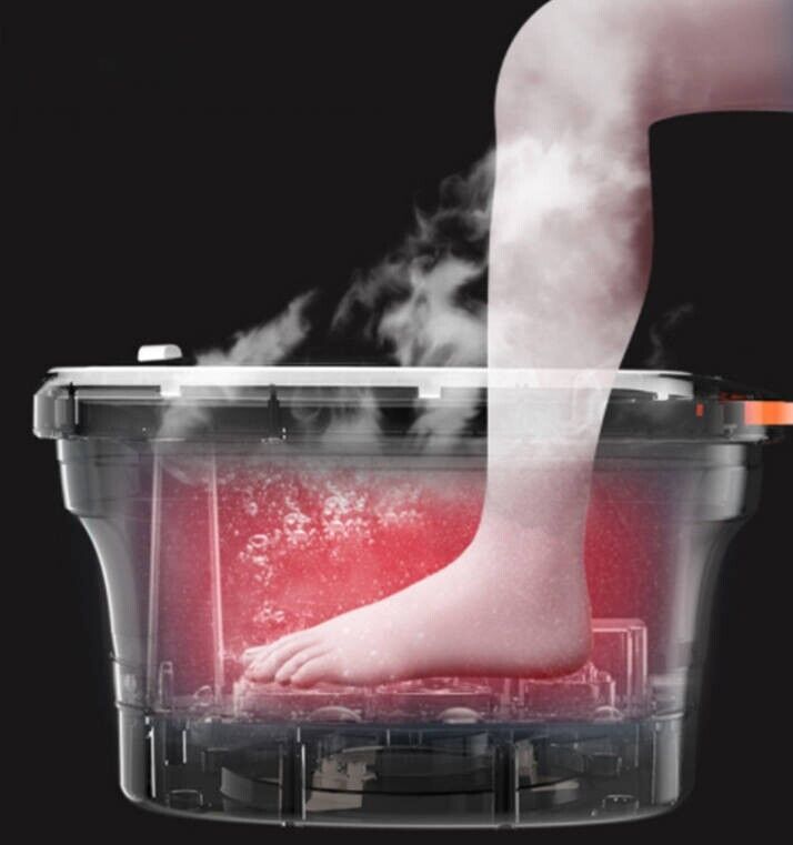 500W Electric Infrared Foot Massager Wet Bath Spa Relax Therapy Pedicure Soothe