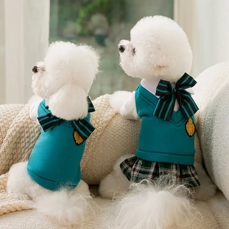 Pet Dog College Style Uniform Bow Tie
