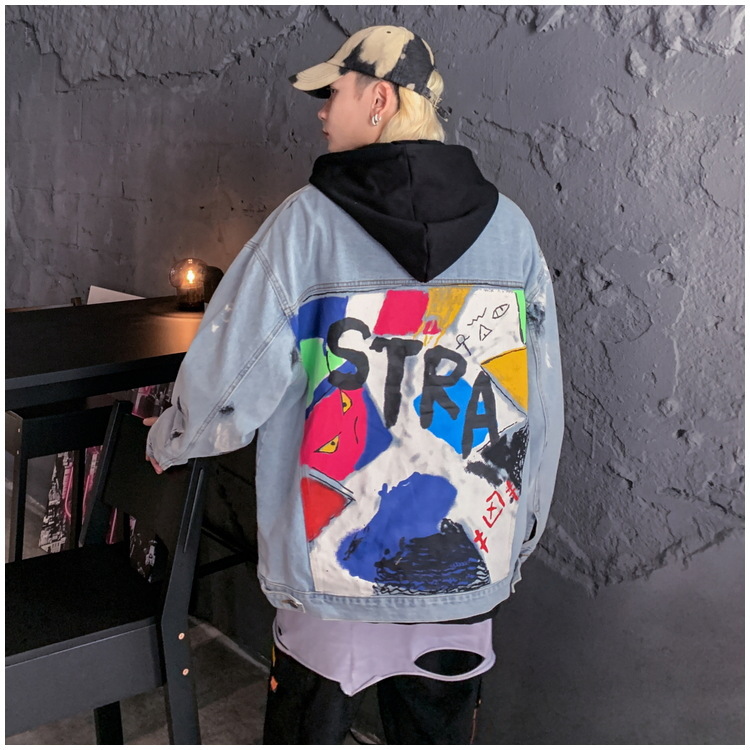 Title 4, Street Hip-Hop Graffiti Print Couple Outfit