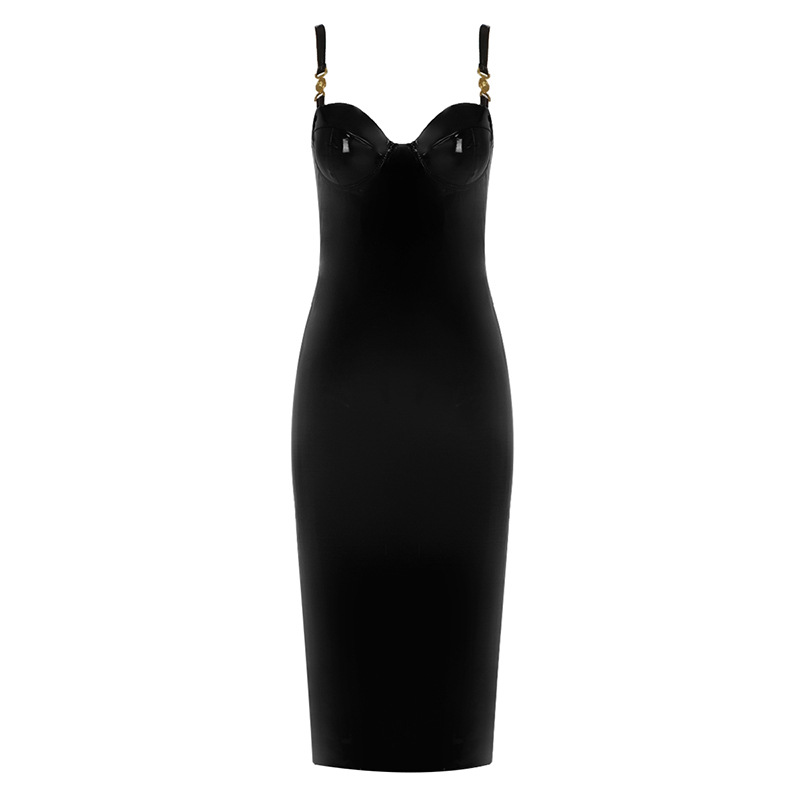 Suspender V-Neck Dress, picture 2 of 5