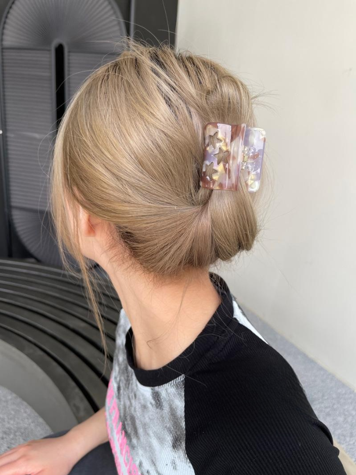 Tianbian Star Acetate Grip Small Size Half Tie Hairpin