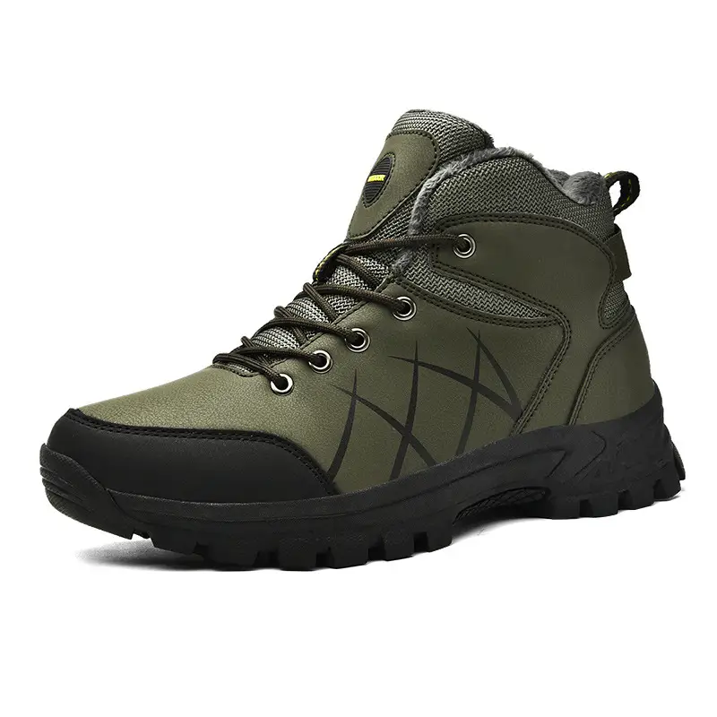 Men's Fleece Warm Outdoor Hiking Sneakers