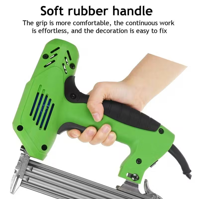 1800W Electric Heavy Duty Stapler Nailer - High Power Nail Gun For Carpentry — image 4