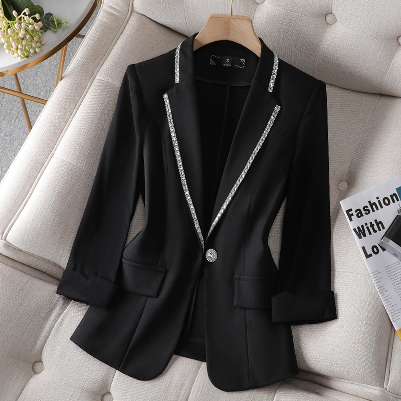 New Casual High-end Fashion Suit Ladies Top